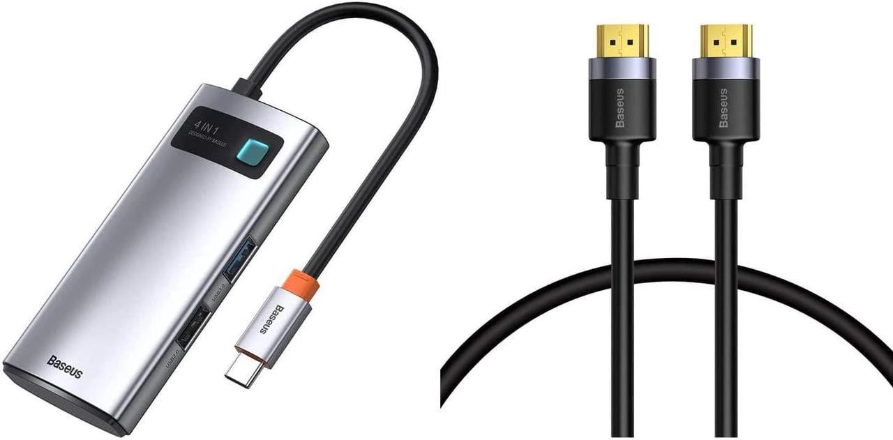 4-in-1 USB C Hub & 4K HDMI Cable