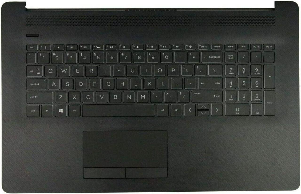 Replacement for HP Pavilion17BY 17-by 17CA 17-CA Laptop Upper Case Palmrest Non-Backlit Keyboard Touchpad Assembly Part L22751-001 6070B1308101 - OEM