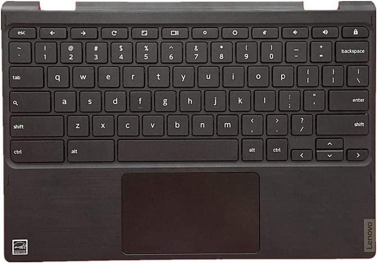 for Lenovo 300e Chromebook 2nd Gen MTK Upper Palmrest Case with Keyboard and Touchpad 5CB0T95165 Original New - OEM