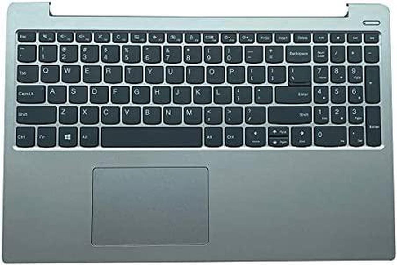 New Replacement for Lenovo Ideapad 330S-15 330s 15 81F5 Series Laptop Upper Case Palmrest Keyboard Touchpad Assembly Part Top Cover 5CB0R07203 SN20M62793 Sliver - OEM