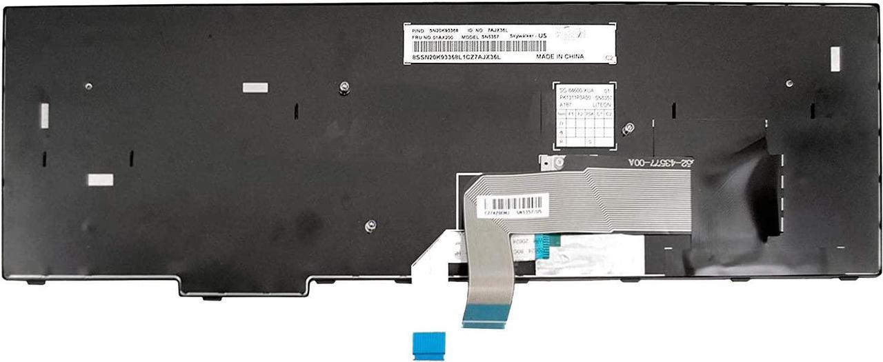 Genuine New Replacement for Lenovo ThinkPad E570 E575 Laptop Keyboard US TP00084A 01AX200 SN5357 PK1311P3A00 Parts - OEM