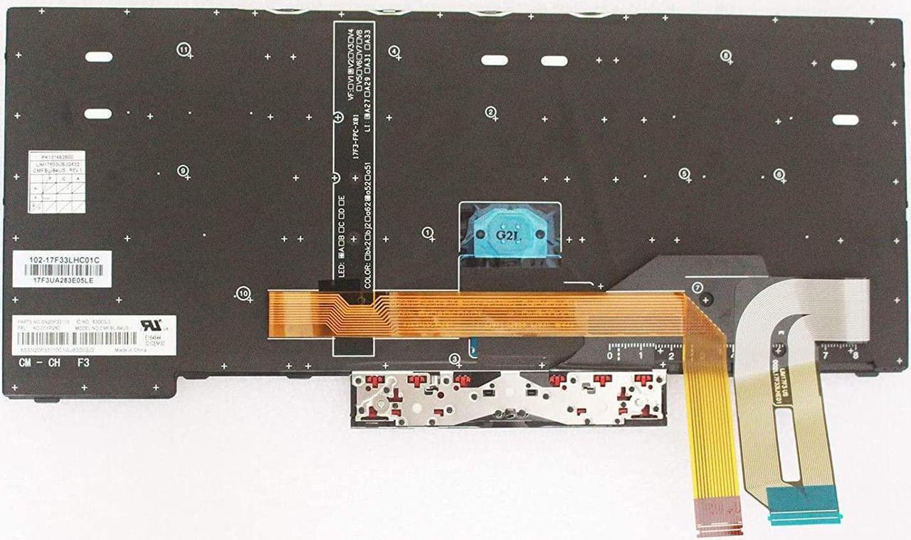 Genuine Laptop Replacement Backlight Keyboard for Lenovo Thinkpad E480 L480 L380 Yoga T480S US Backlight Keyboard 01YP280 LH2019122013 Parts - OEM