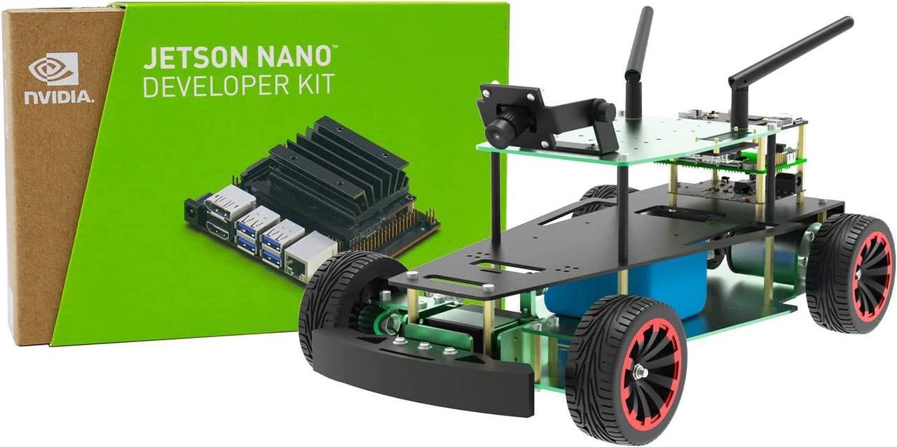 Yahboom Jetson Nano b01 Official Development Board and ROS Rosmaster R2L Standard Ver Kit