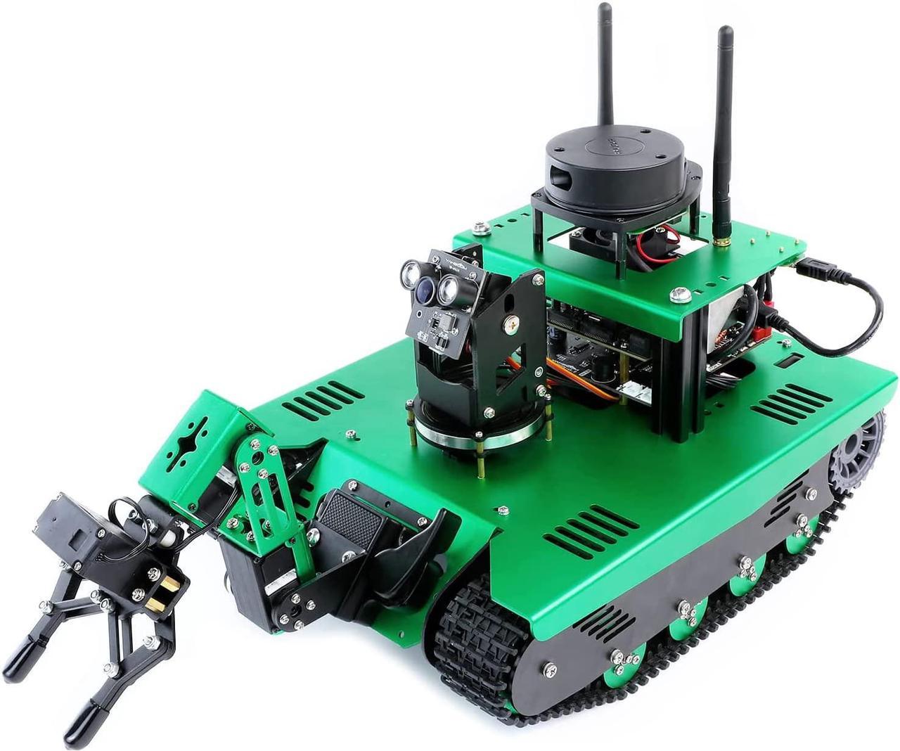 Yahboom Jetson Nano Robotic for Adults Tracked Tank with Robotic Arm Programmable AI ROS