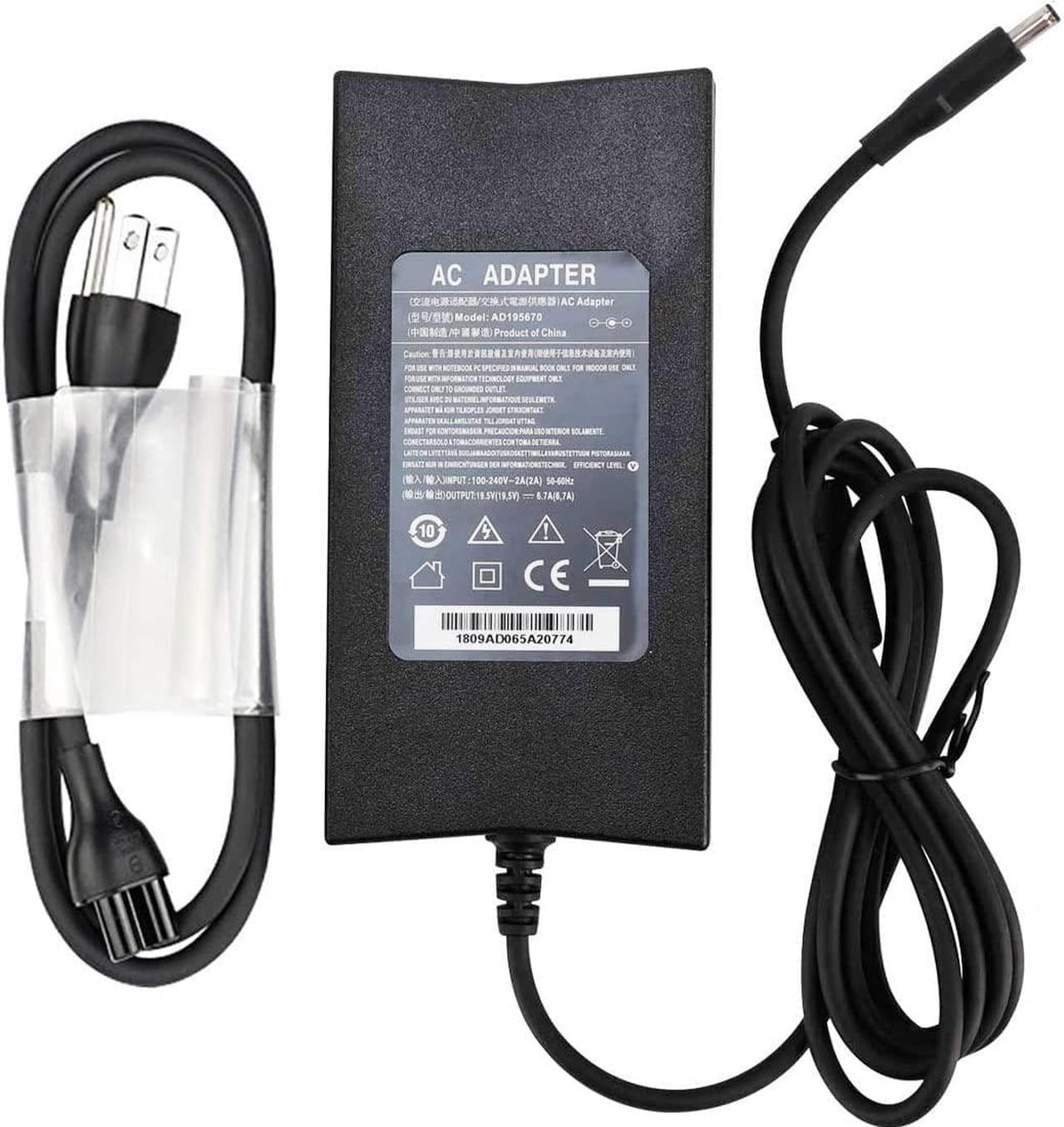 130W 19.5V 6.7A Tip 4.5mm AC Adapter Charger for Dell Precision M3800 5510 5520 5530 XPS 15 9530 9550 9560 9570 Laptop P/N: DA130PM130 HA130PM130 6TTY6 0RN7NW 0V363H 332-1892 ADP-130EB BA