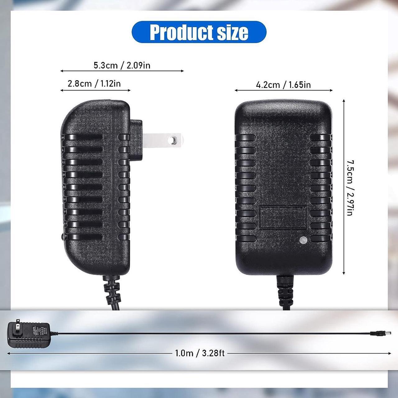 Alt view image 4 of 7 - 5V 2A Power Adapter, DC 5V 10W Switching Power Supply, AC 100V-240V to DC 5 Volt 2 Amp Universal Switching Transformer, 5.5x2.5mm & 5.5x2.1mm Plug for Router, CCTV Camera - OEM