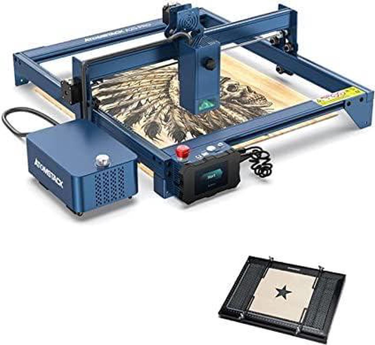 ATOMSTACK A20 Pro Laser Engraver 130W, 20W Optical Power Laser Cutter with F30 Pro Air Assist Kit, Terminal Control Panel and F2 Laser Honeycomb Working Table, Engraving Area 400x400mm