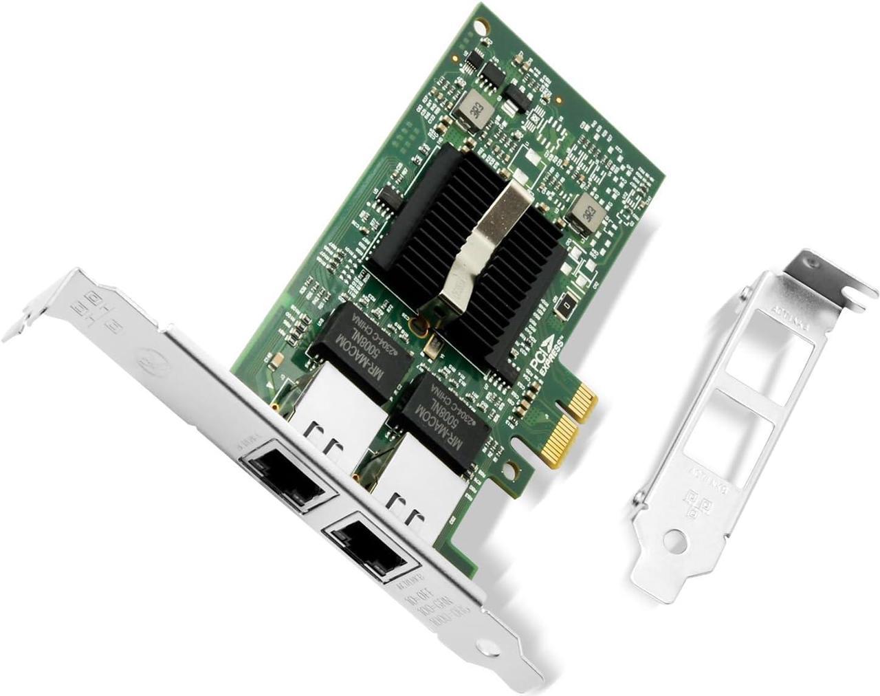 10Gb Network Card with Intel 82599ES Chip,Dual SFP+ Ports PCI Express Ethernet Adapter Support Windows Server/Linux/VMware, Compare to Intel X520-DA2