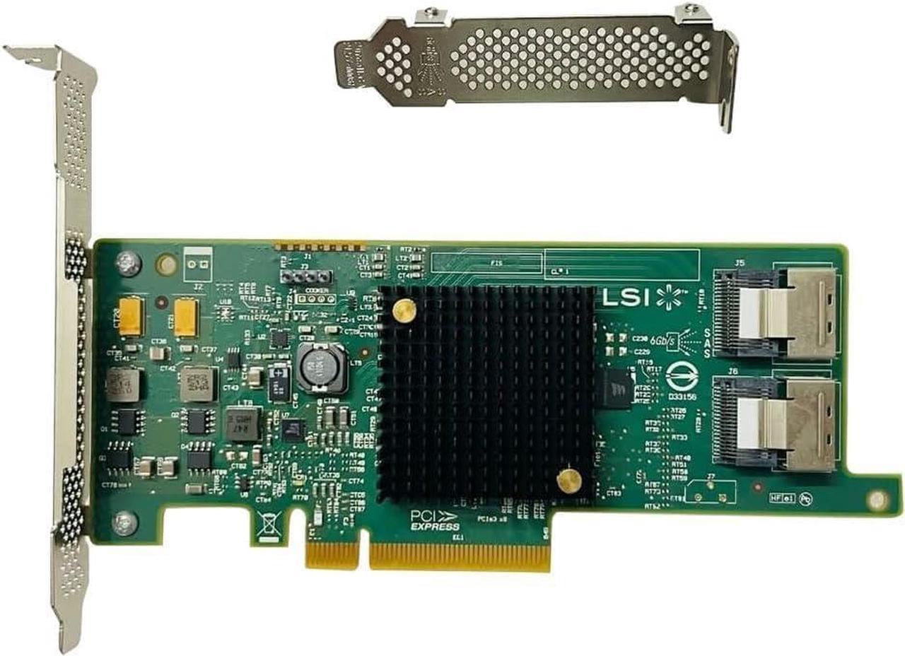 9207-8i SATA/SAS 6Gb/s PCI-E 3.0 HBA FW:P20 IT Mode for ZFS FreeNAS unRAID