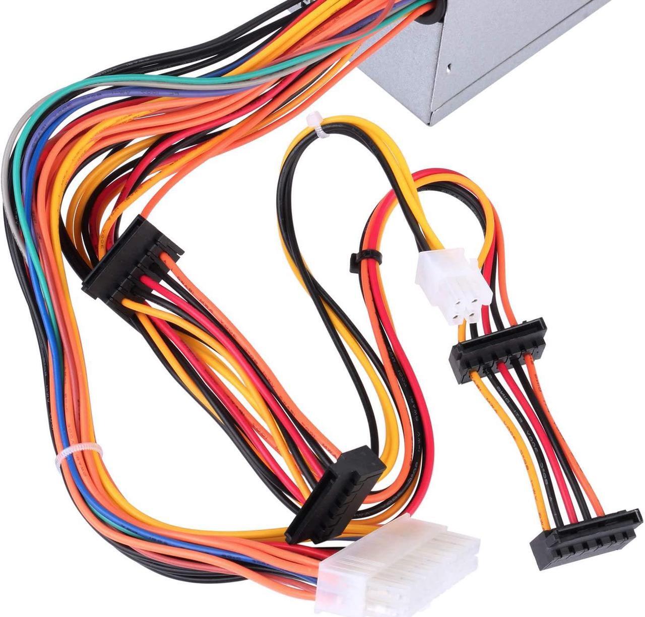 Alt view image 5 of 7 - ARLBA 300W Power Supply B300NM-01 New Replacement for Dell Inspiron 3847 570 560 Vostro 400 HP-P3017F3 PS-6301-06D PS-5301-08 G9MTY 0G9MTY L300NM-01 X9GWG Mini Towers MT Systems