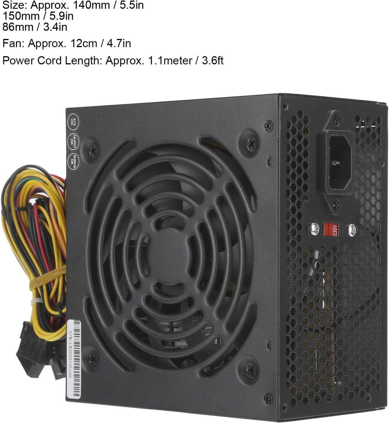 Alt view image 7 of 7 - 753 250W PC Power Supply, ATX-250W Adjustable 115/230V Manual Switching Voltage, Desktop Computer Parts Accessories(US)