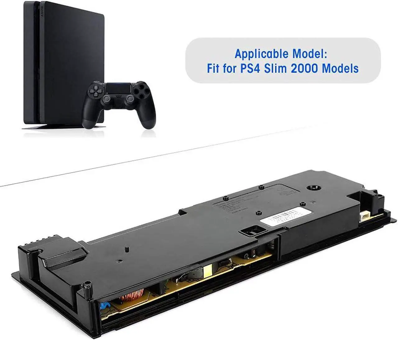 Alt view image 3 of 7 - N15-160P1A Power Supply Battery Unit Adapter Replacement Fit for PS4 Slim 2000.(N15-160P1A)