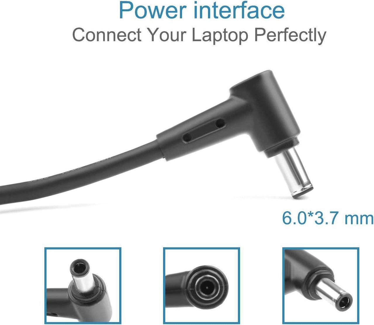 Alt view image 6 of 7 - JUYOON 120W 19V 6.32A Charger AC Adapter for ASUS TUF Gaming FX705GM FX705DT FX705GE FX705GD FX505 FX505GD FX505GE FX505GD FX505DY FX705DY FX505GM TUF705GD FX505DD