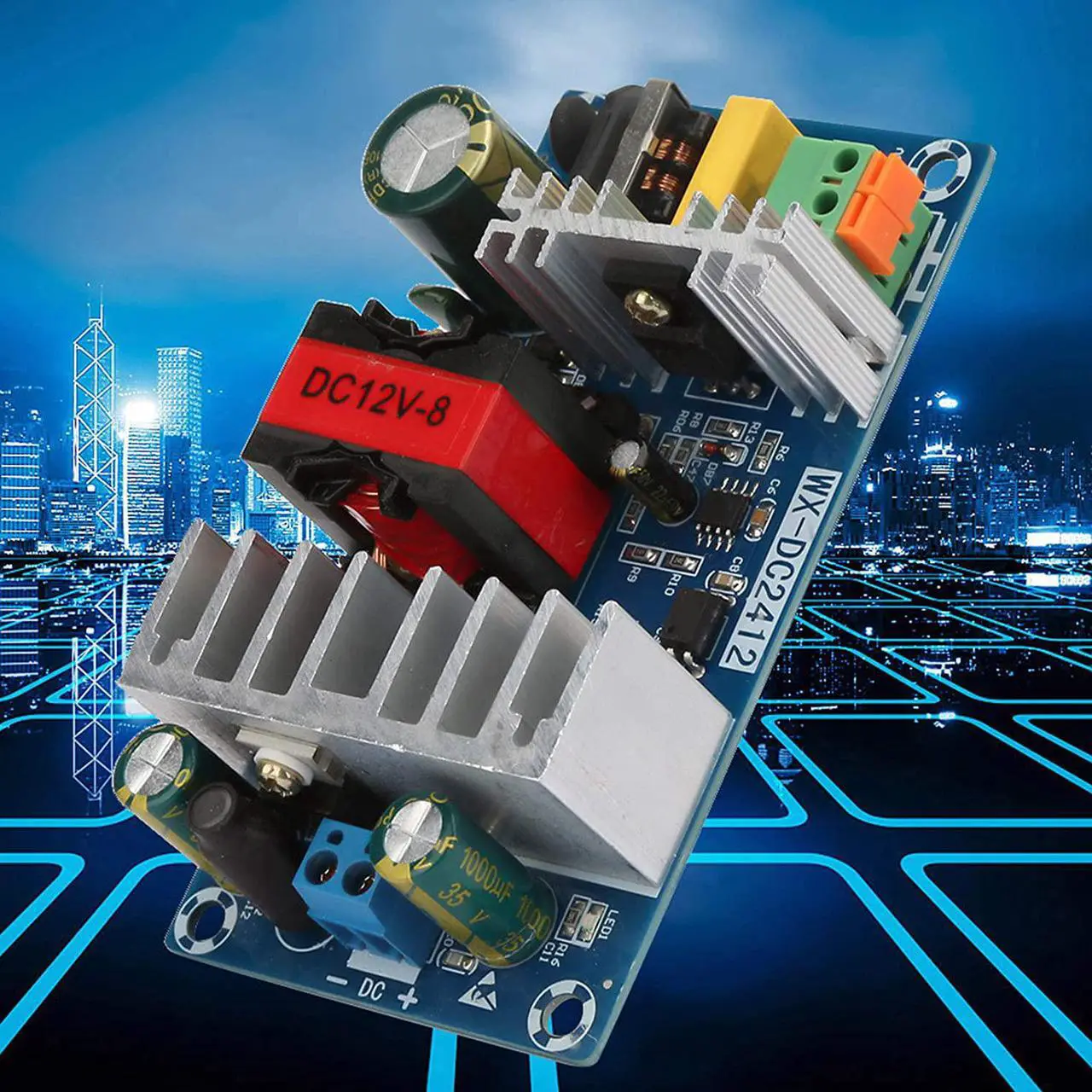 Alt view image 7 of 7 - 100W Switching Power Supply Board, AC-DC Power Circuit Module 12V 8A for Power Industrial Control System