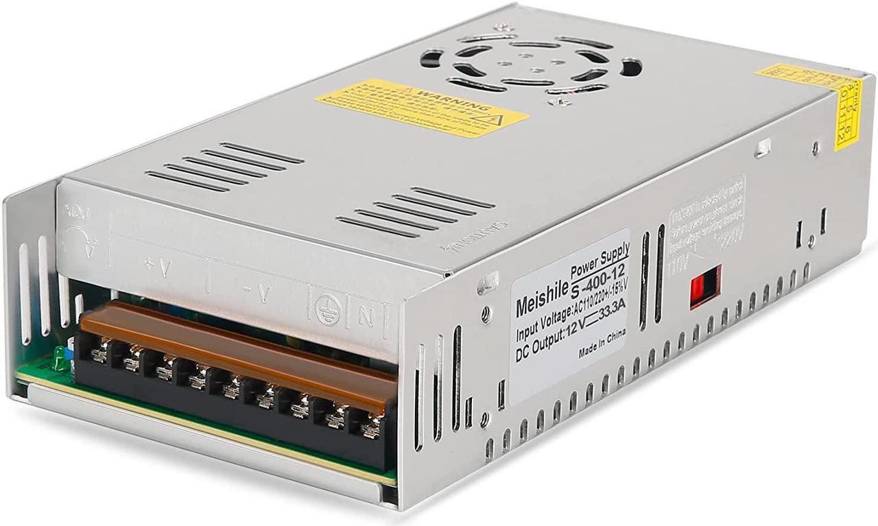 Main image of 12V 33A 400W Switching Power Supply?SMPS?Constant voltage Universal Regulated Transformer 110/220VAC-DC12V for CCTV Monitoring, Radio, Computer Project, LED Strip Lights,Industrial Etc.