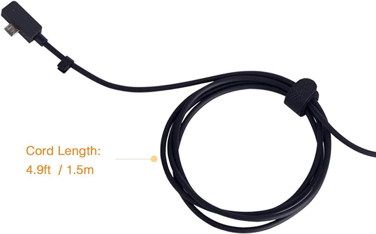 Alt view image 6 of 6 - Surface 3 Charger, 13W 5.2V 2.5A Power Supply Adapter Compatiable with Surface3 Model 1623 1624 1645 Tablet with 4.9Ft Cord