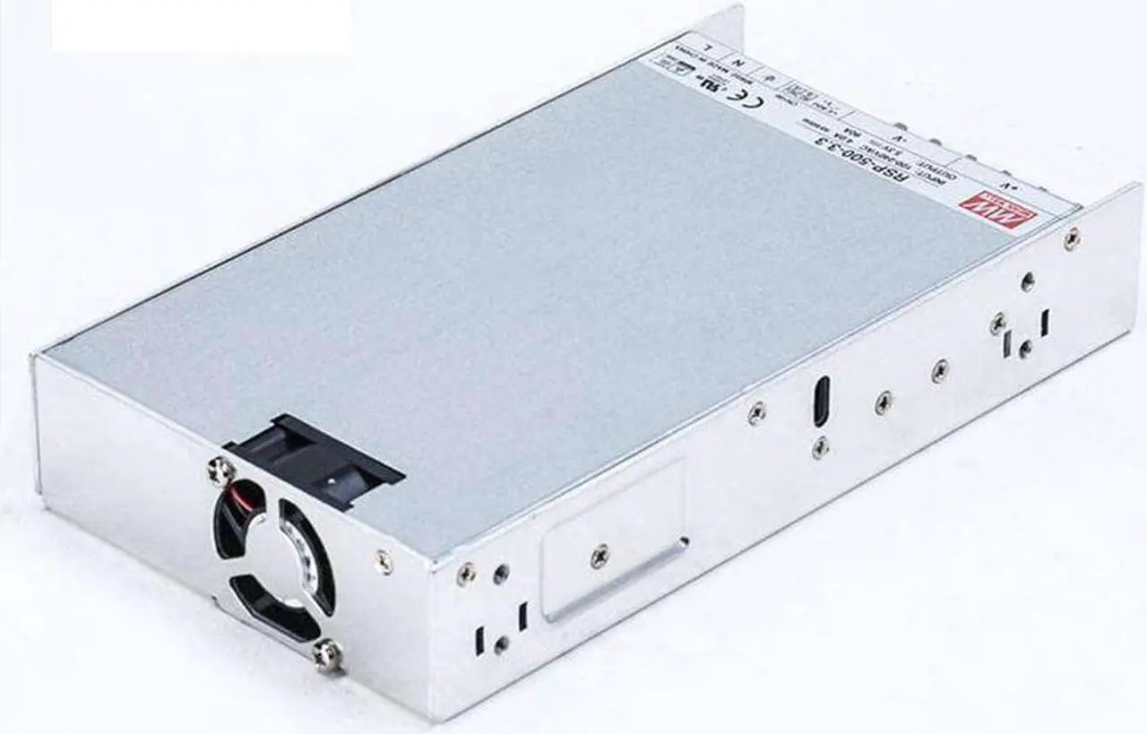 Alt view image 2 of 6 - MW Mean Well Enclosed Type RSP-500W-12/15/24/27/3.3/4/48/5V PFC RSP Series 500W Single Output with PFC Function Power Supply (RSP-500-3.3)