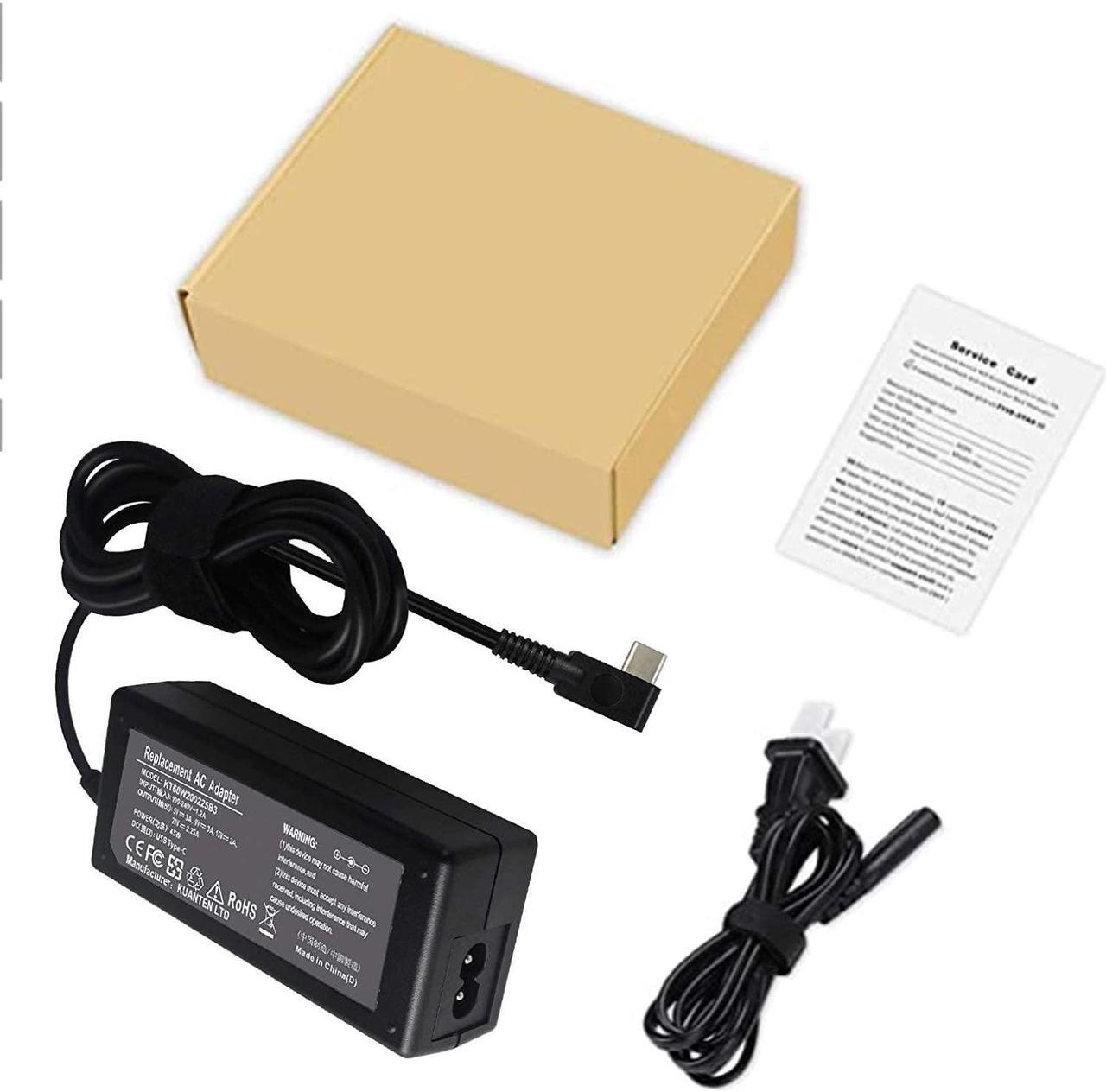 Alt view image 5 of 5 - Shareway 45W Type C USB C Laptop Charger Compatible with HP Spectre x360 13 Lenovo Yoga 720 910 Thinkpad X1 Tablet Yoga 5 Pro Latitude 12 7275 13 7370 TPN-CA01 LA65NM170 2YKOF