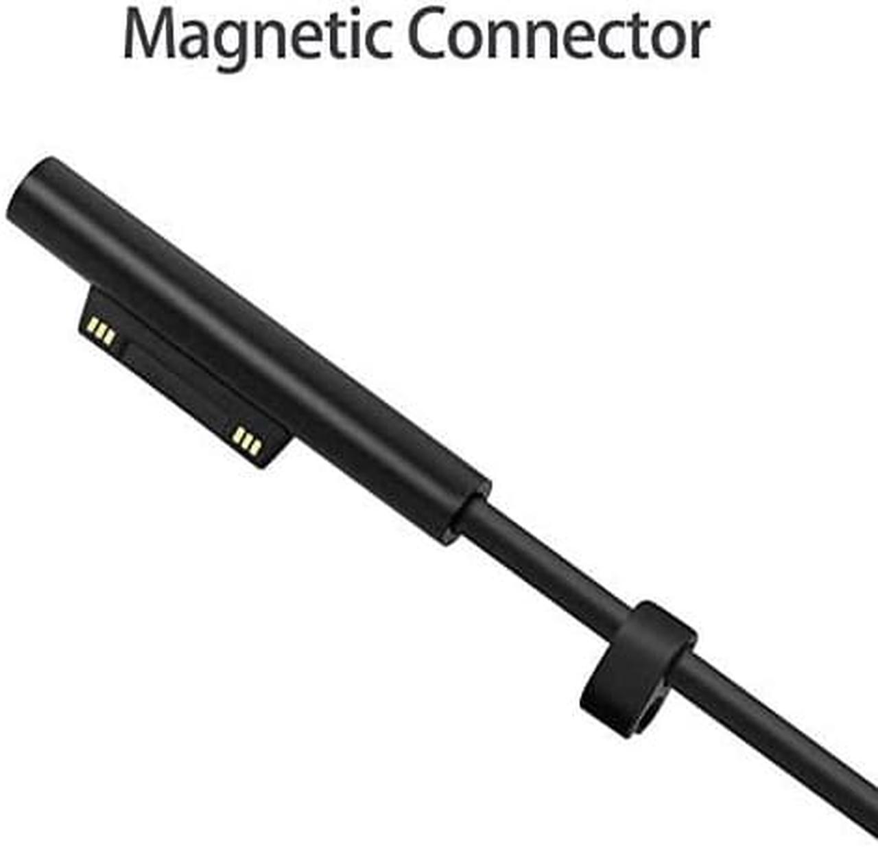 Alt view image 5 of 7 - Surface Pro 6 Pro 7 Charger, 65W Power Supply Adapter for Microsoft Surface Pro 3/4/5/6/7/X, Surface Book, Surface Laptop 1/2/3, Surface Laptop Go, Surface Go, with 6.2ft Power Cord