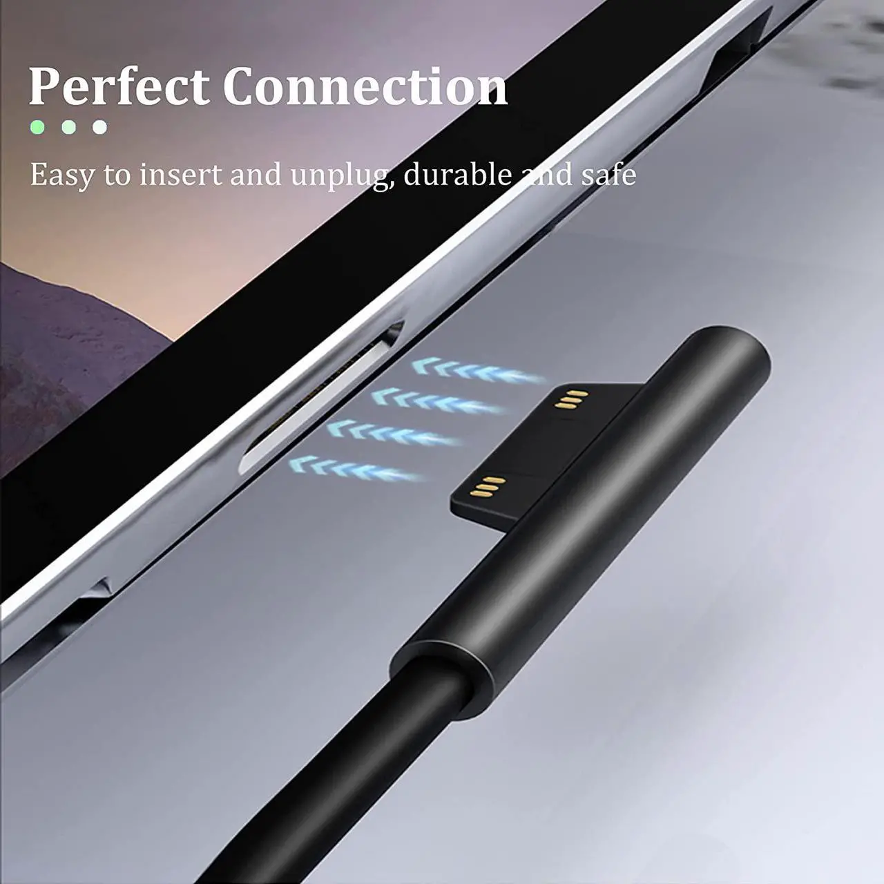Alt view image 6 of 7 - 36W Surface Pro 3 Charger Surface Pro 4 Charger Compatible with Microsoft Surface Pro 3 Surface Pro 4 i5 i7 Surface Pro 5 Surface Laptop Power Supply