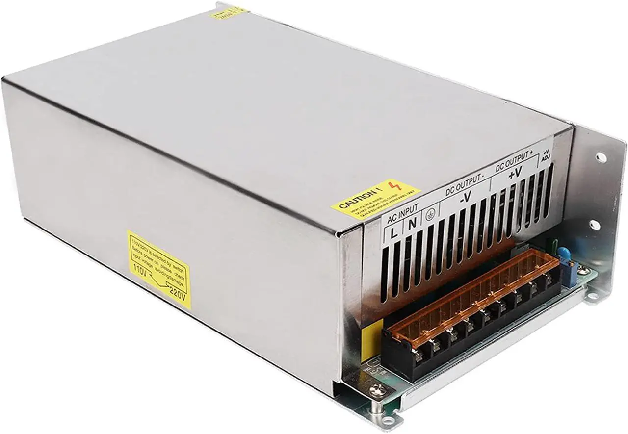 Alt view image 3 of 7 - Led Strip Light Driver, Strip Switch Power Supply Driver, Adapter Dc48V For Led Display Computer Engineering(S1500-48(48V/31.3A/1500W) Ac170-250V, Pink)