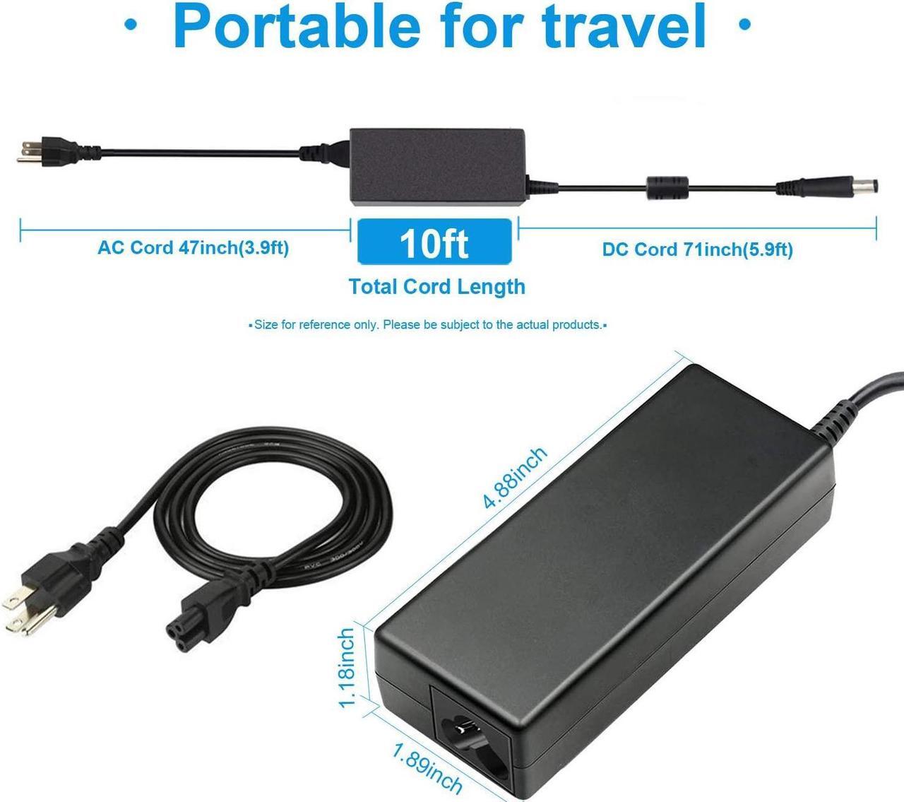 Alt view image 3 of 7 - 19.5V 3.34A AC Adapter Charger for Dell Chromebook 11 3180 3189 3120 Inspiron 15 3520 3521 3531 3541 3542 3543 3537 3458 15R 5520 5521 7520 N5110 N5040 N5050 5547 P26E 6TM1C LA65NS2-01 HA65NM130