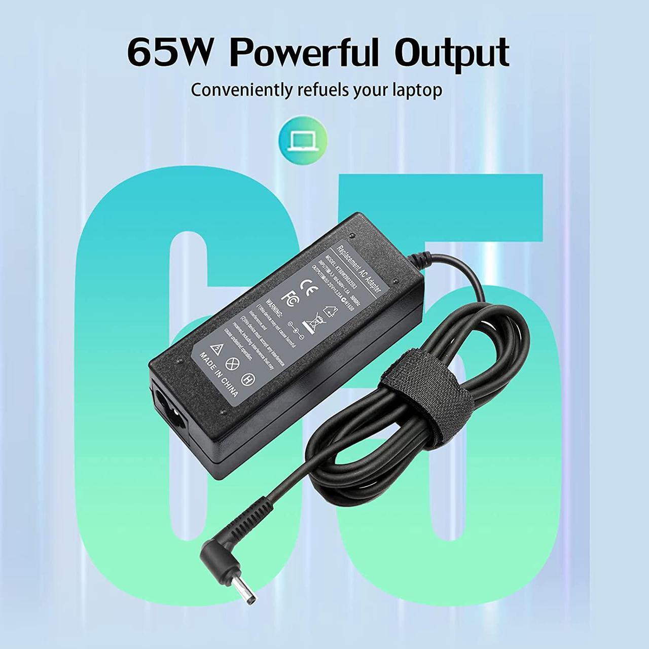 Alt view image 4 of 7 - Laptop Charger 65W 45W for Lenovo IdeaPad 310 320 330 330s 3 5 120s 120 130 130s 510 520 530s 710s 310-15ABR 310-15IKB 320-15ABR 320-15IAP 330-15ARR 330-15IGM 80XM 80XR AC Adapter Power Supply Cord