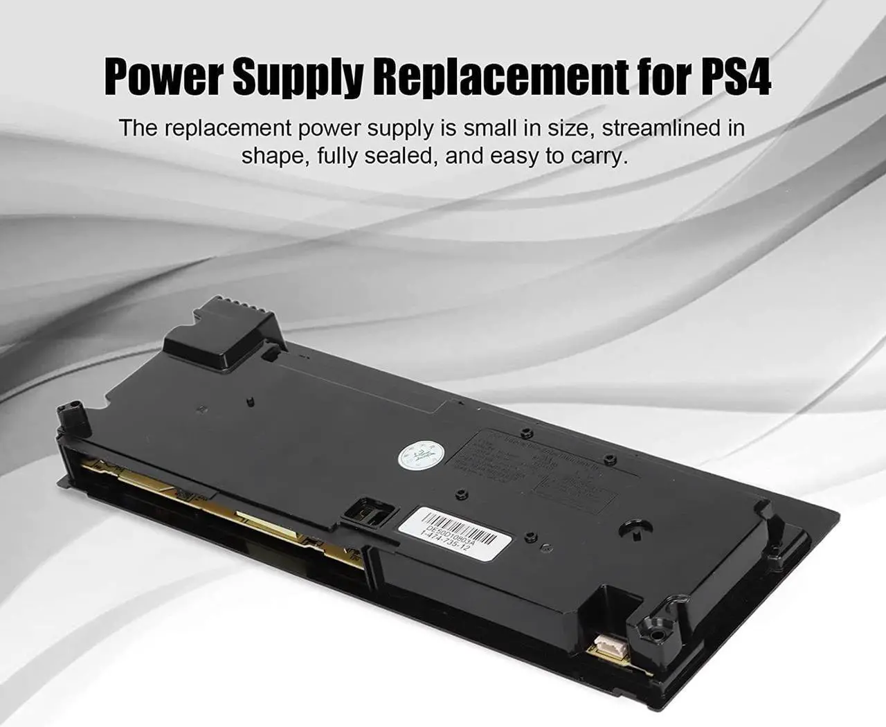 Alt view image 3 of 7 - ciciglow Replacement Power Supply for PS4 Slim 2200 Game Console, ADP-160FR Power Supply Parts with Power Cord 100?240V Replacement Accessories Kits Tools for Repairing(#1)