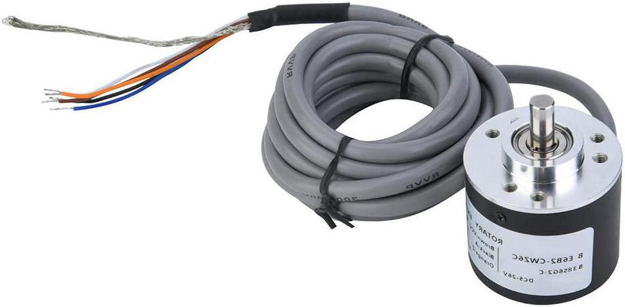 Alt view image 2 of 7 - Encoder, General-Purpose Encoder Cable Length 2m 38mm Diameter ASIC Devices for Power Supply Reverse Wiring Protection Conversion(600P/R)