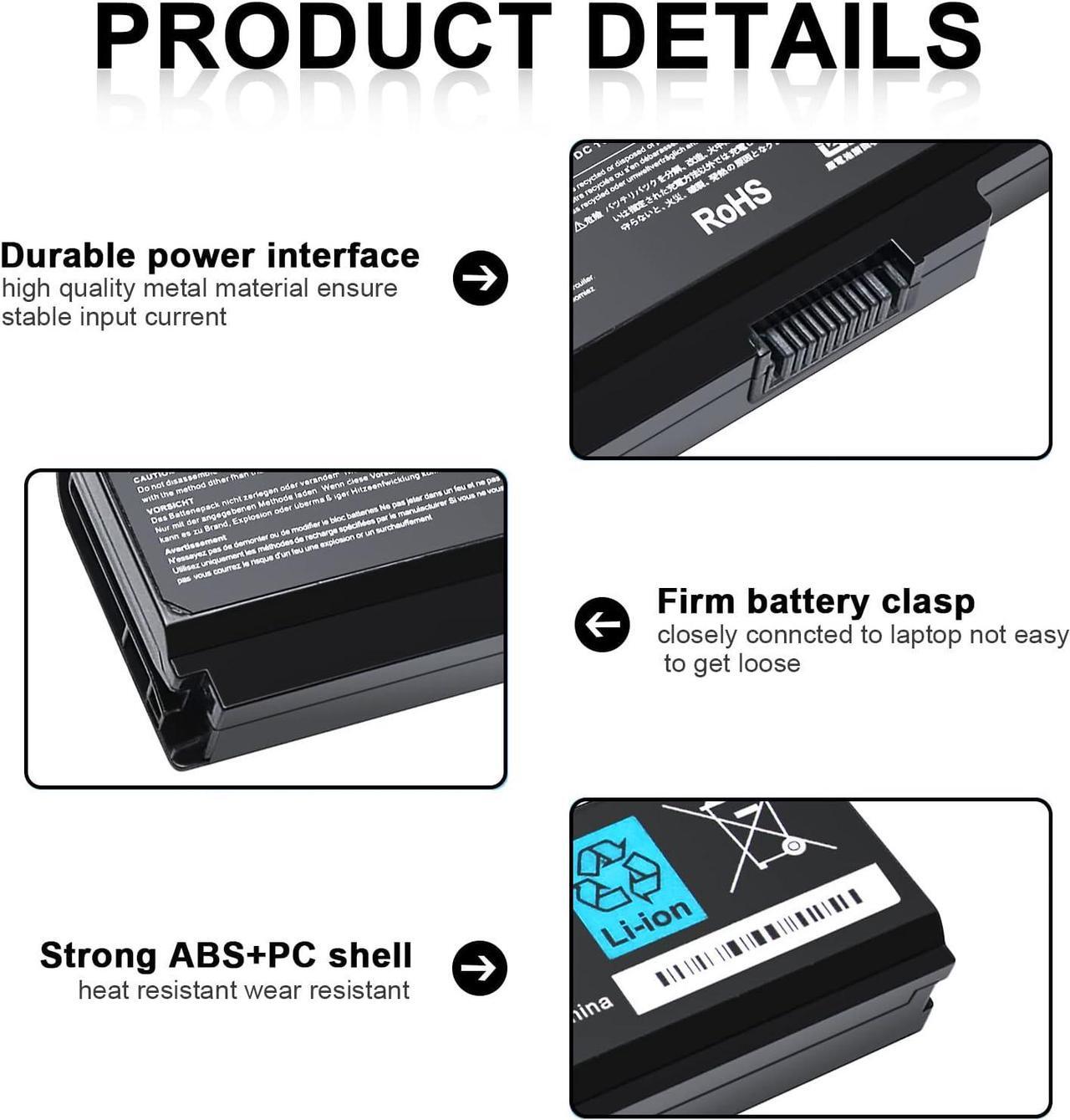 Alt view image 3 of 7 - New Replacement PA3817U-1BRS Battery for Toshiba Satellite C655 C675 C675D L645 L645D L655 L655D L675 L675D L745 L755 L755D P745 P755 P775 M645 A660 A655 PA3817U Series Battery -12 Months Warranty