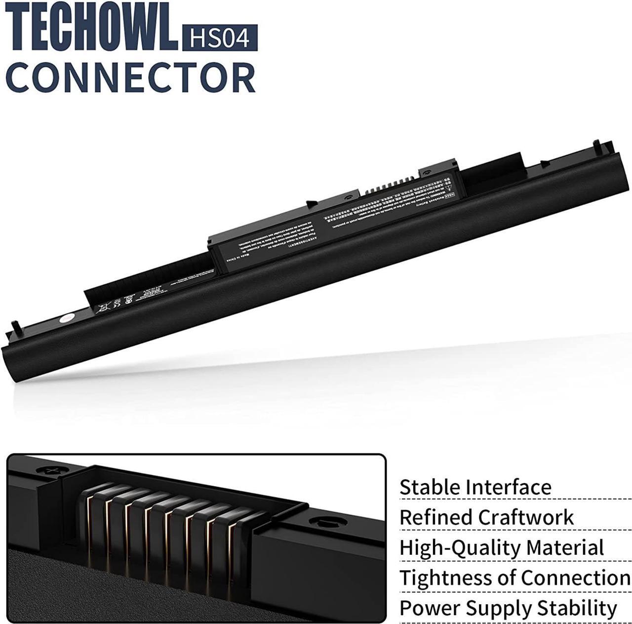 Alt view image 5 of 7 - 807956-001 Replacement Battery For Hp Laptop Battery, TECHOWL HS03 Battery Compatible With HP Spare 807956-001 laptop battery 807957-001 HP Battery HS04 - High-Performance Spare Battery [2600mAh/38Wh]