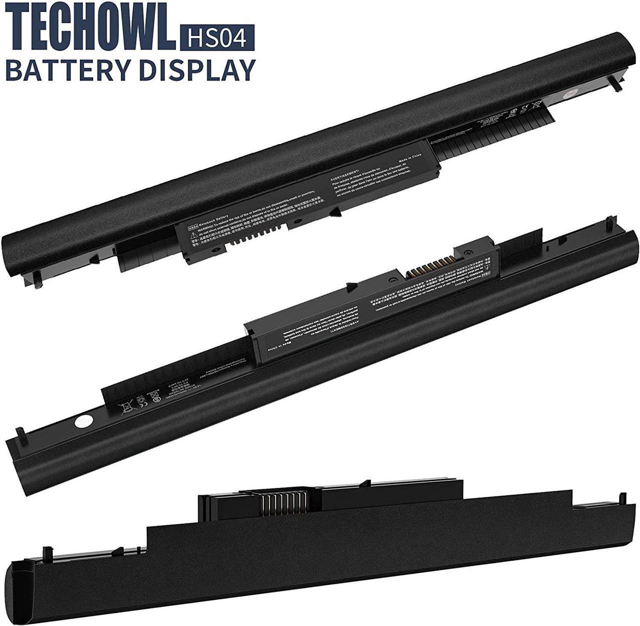 Alt view image 3 of 7 - 807956-001 Replacement Battery For Hp Laptop Battery, TECHOWL HS03 Battery Compatible With HP Spare 807956-001 laptop battery 807957-001 HP Battery HS04 - High-Performance Spare Battery [2600mAh/38Wh]