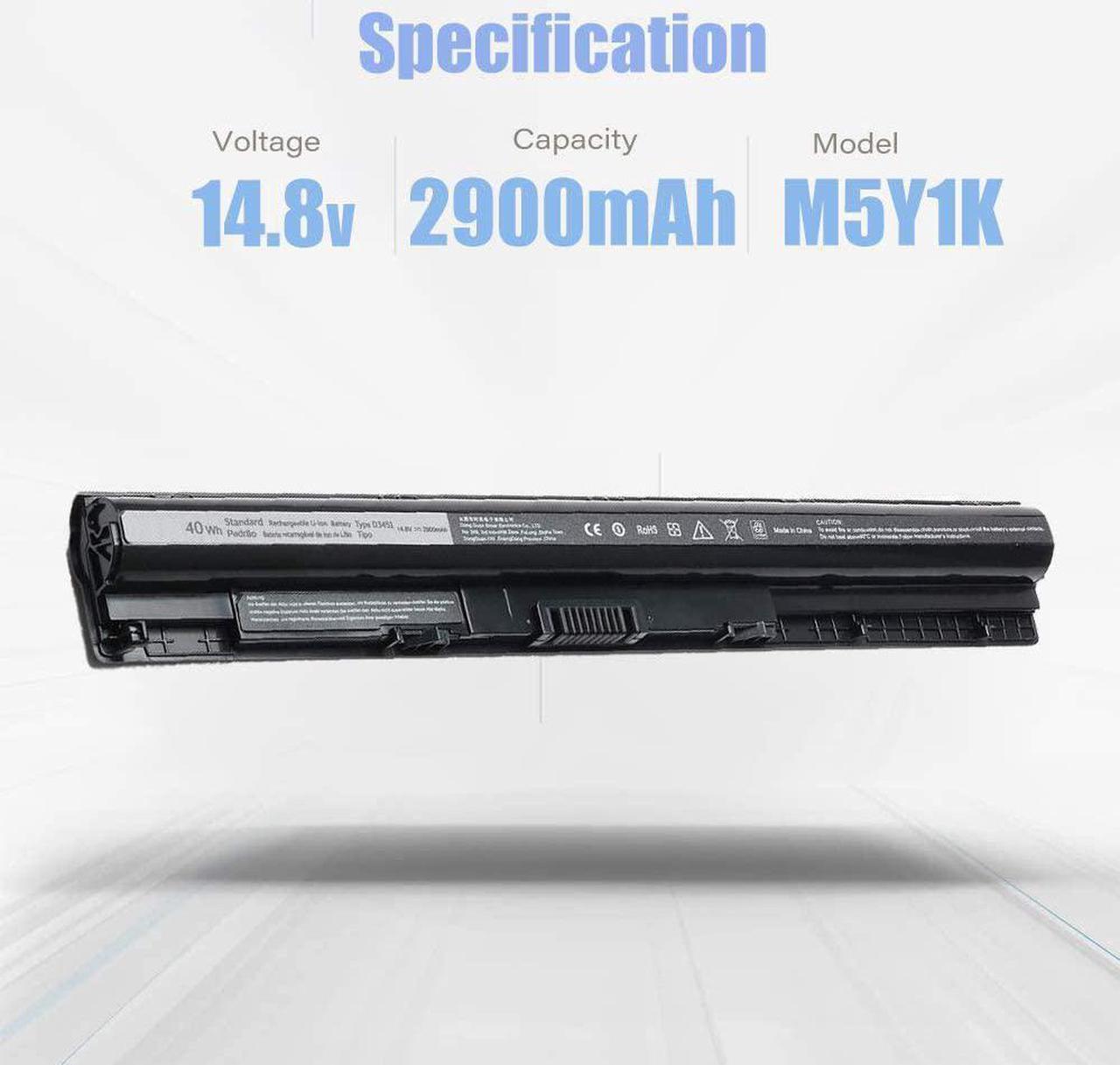 Alt view image 4 of 7 - 14.8V 40Wh M5Y1K Laptop Battery for Dell Inspiron 15 3000 5000 Series Fit with Dell 3551 3552 5558 5758 Notebook