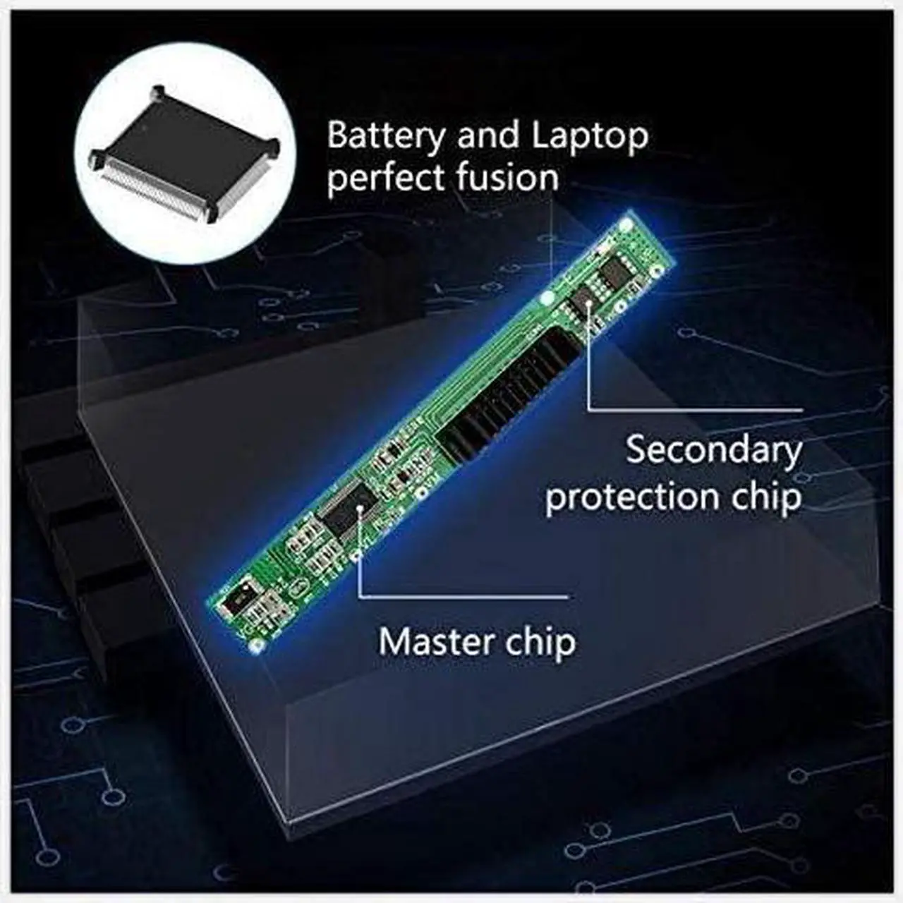 Alt view image 4 of 7 - Fancy Buying MU06 MU09 Laptop Battery for HP Spare 593553-001 593554-001 636631-001 584037-001 593550-001 593562-001 Compaq Presario CQ42 CQ56 CQ57 CQ62 Pavilion G7 G6 G4 DM4