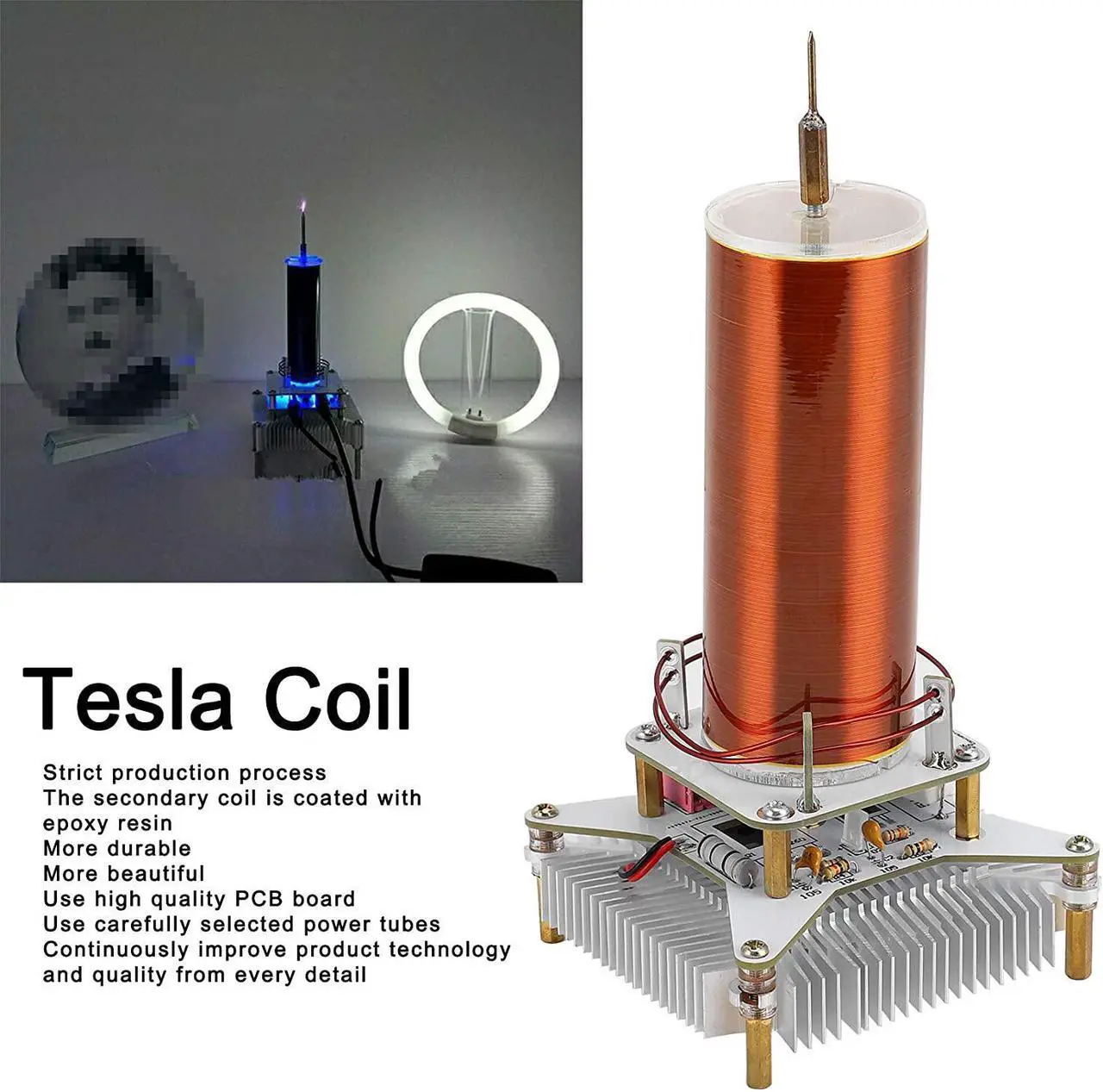 Alt view image 5 of 7 - Transmission Kit, DIY Kit Mini Coil, 24V DC Sound Solid Power Supply DIY Kit Wireless Industrial Supplies Shop for DIY Repairing Coil Module