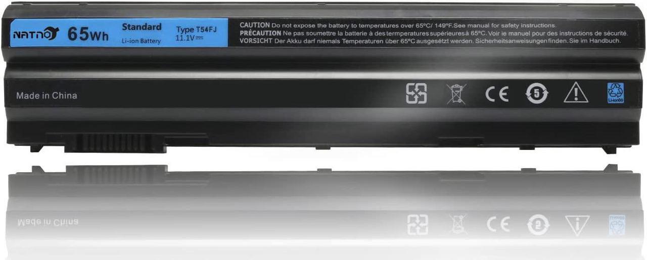 Main image of T54FJ 8858x Laptop Battery for Dell Latitude E6420 E6430 E6440 E6520 E6530 E6540 E5520 E5530 E5420 E5430, Inspiron 17r-7720 17r-se-7720 17r-5720 15r-5520 15r-7520 [65Wh 11.1V 6 Cell]