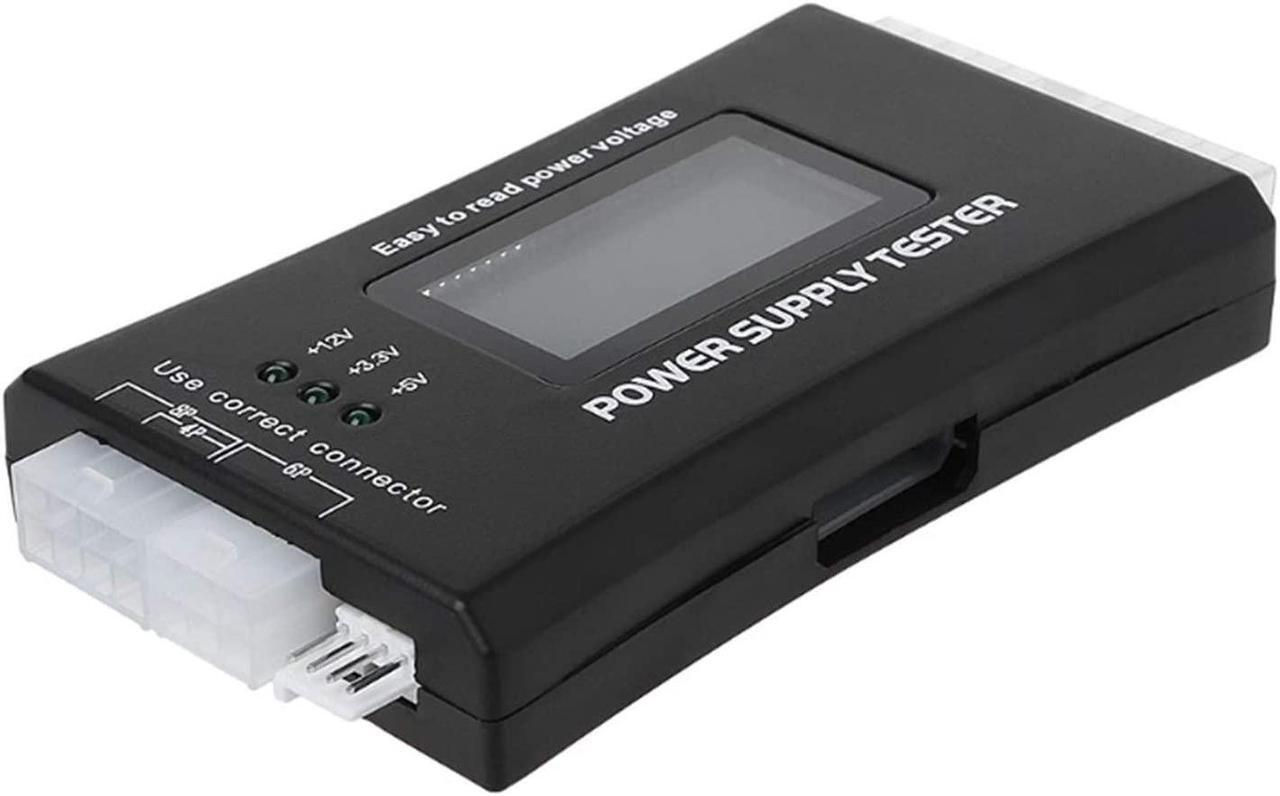 Alt view image 4 of 6 - ZEFS--ESD Compatible LCD PC Computer 20/24 Pin 4 PSU ATX BTX ITX SATA HDD Power Supply Tester for 3D Printer