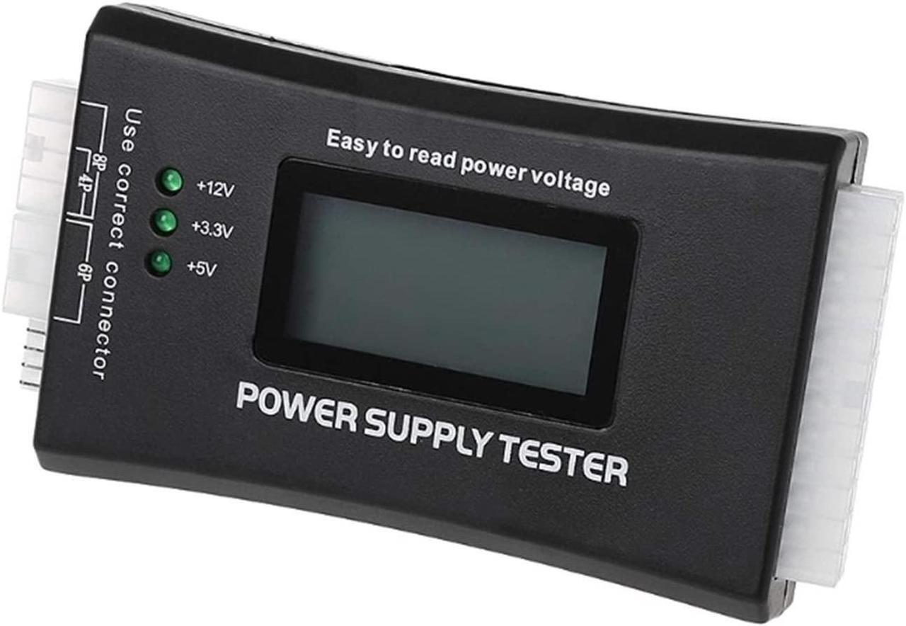 Alt view image 6 of 6 - ZEFS--ESD Compatible LCD PC Computer 20/24 Pin 4 PSU ATX BTX ITX SATA HDD Power Supply Tester for 3D Printer
