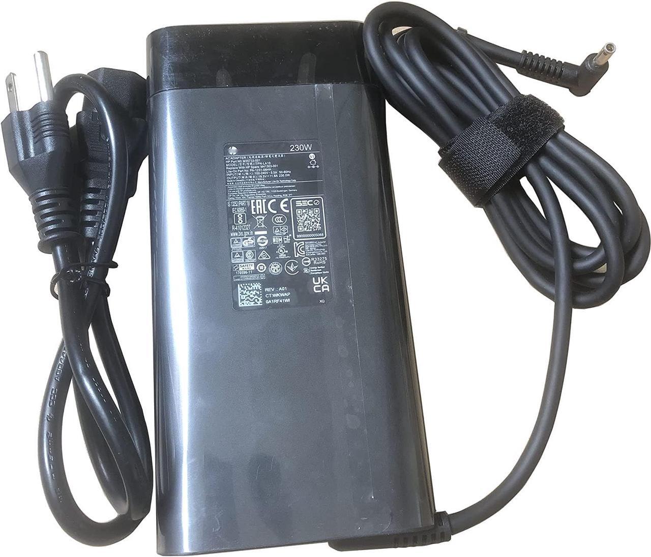 Main image of 230W Genuine Small 4.5mm Tip Charger for HP Omen 15 16 17 Gaming Laptop M41303-001 TPN-LA10 Power Supply Adapter Cord