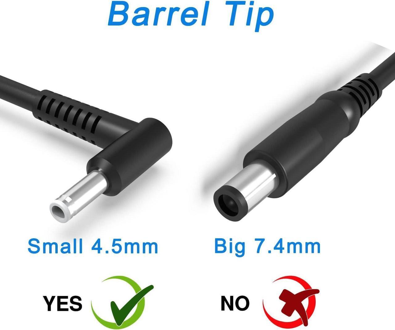 Alt view image 2 of 6 - 230W Genuine Small 4.5mm Tip Charger for HP Omen 15 16 17 Gaming Laptop M41303-001 TPN-LA10 Power Supply Adapter Cord
