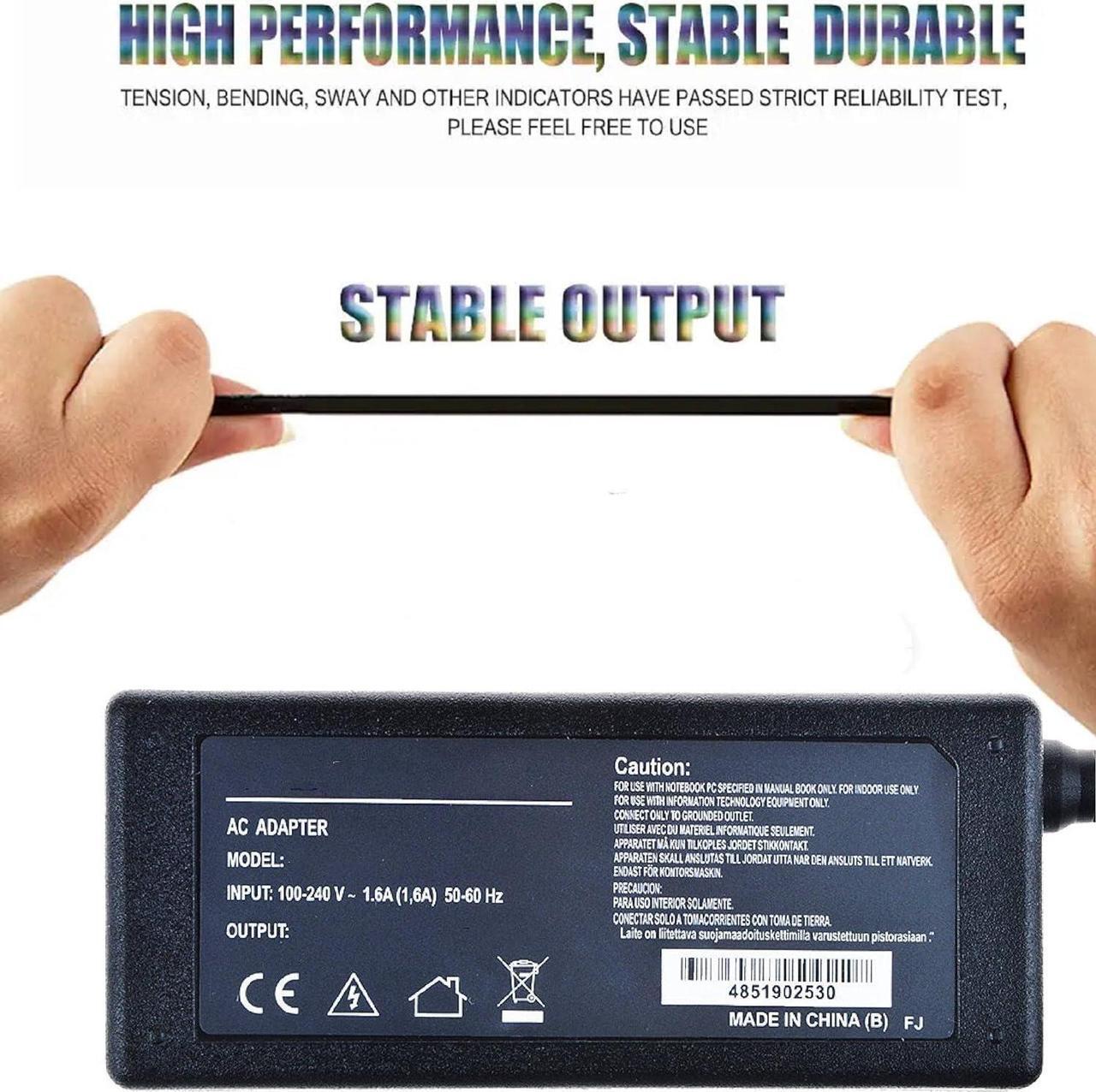 Alt view image 4 of 5 - Dysead AC Adapter Power Cord for eMachines M2105 M5310 M5300 M6811 Charger Supply Cord