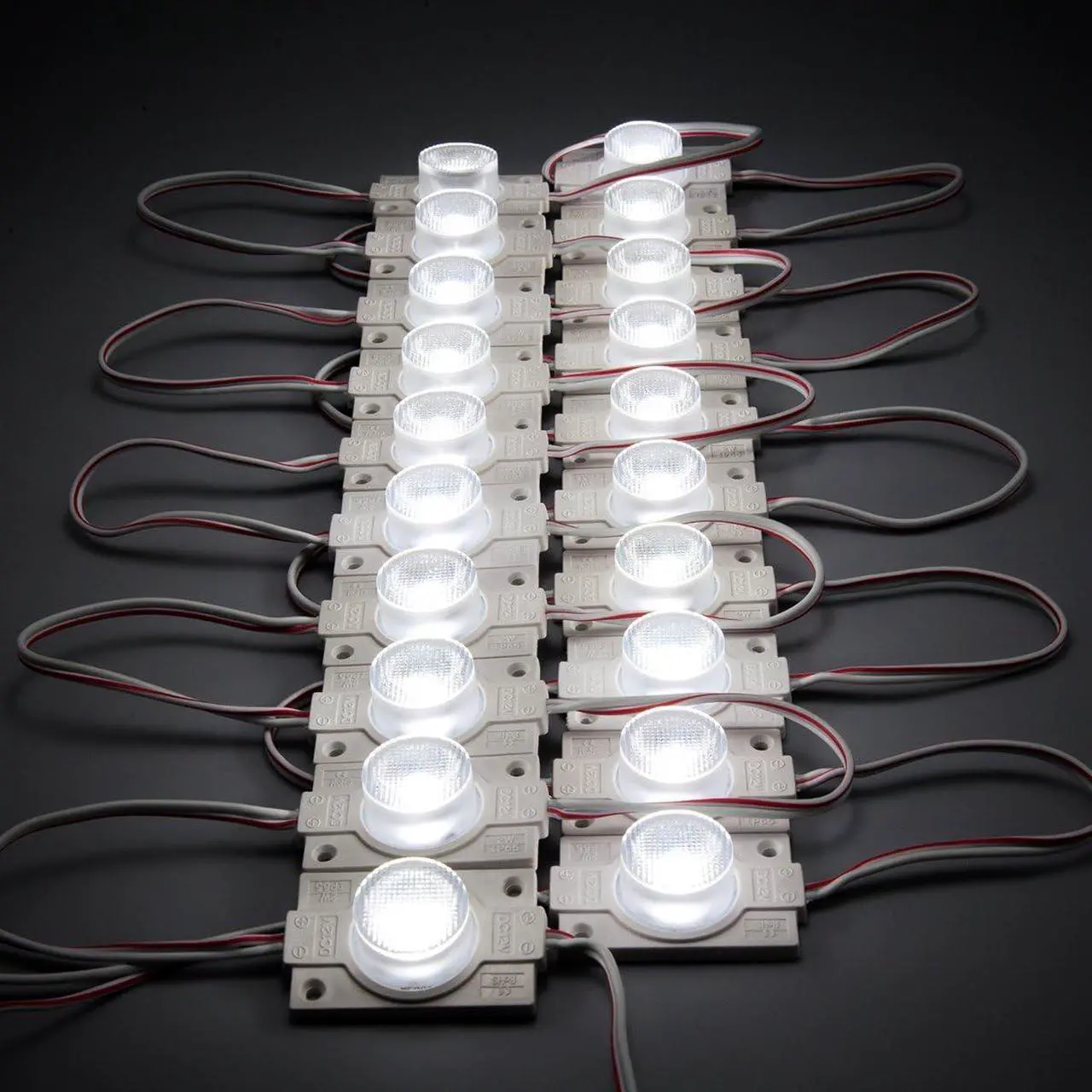 Alt view image 5 of 7 - 12V LED Module with Lens for Light Box 2.0W 6500K White with Power Supply