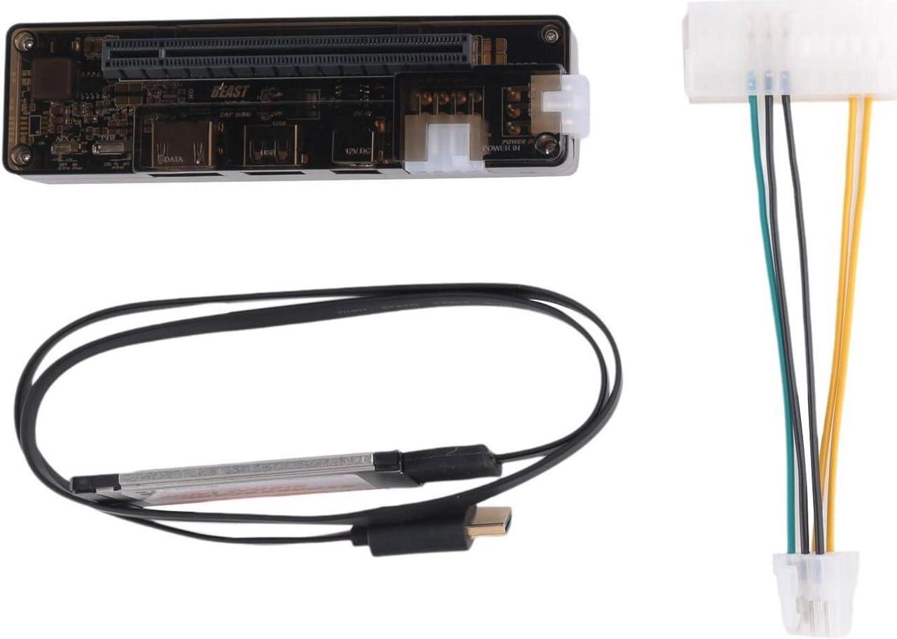 Alt view image 3 of 7 - External Laptop Graphics Card Dock Laptop Docking Station Video Card Set Kit Express Card Cable