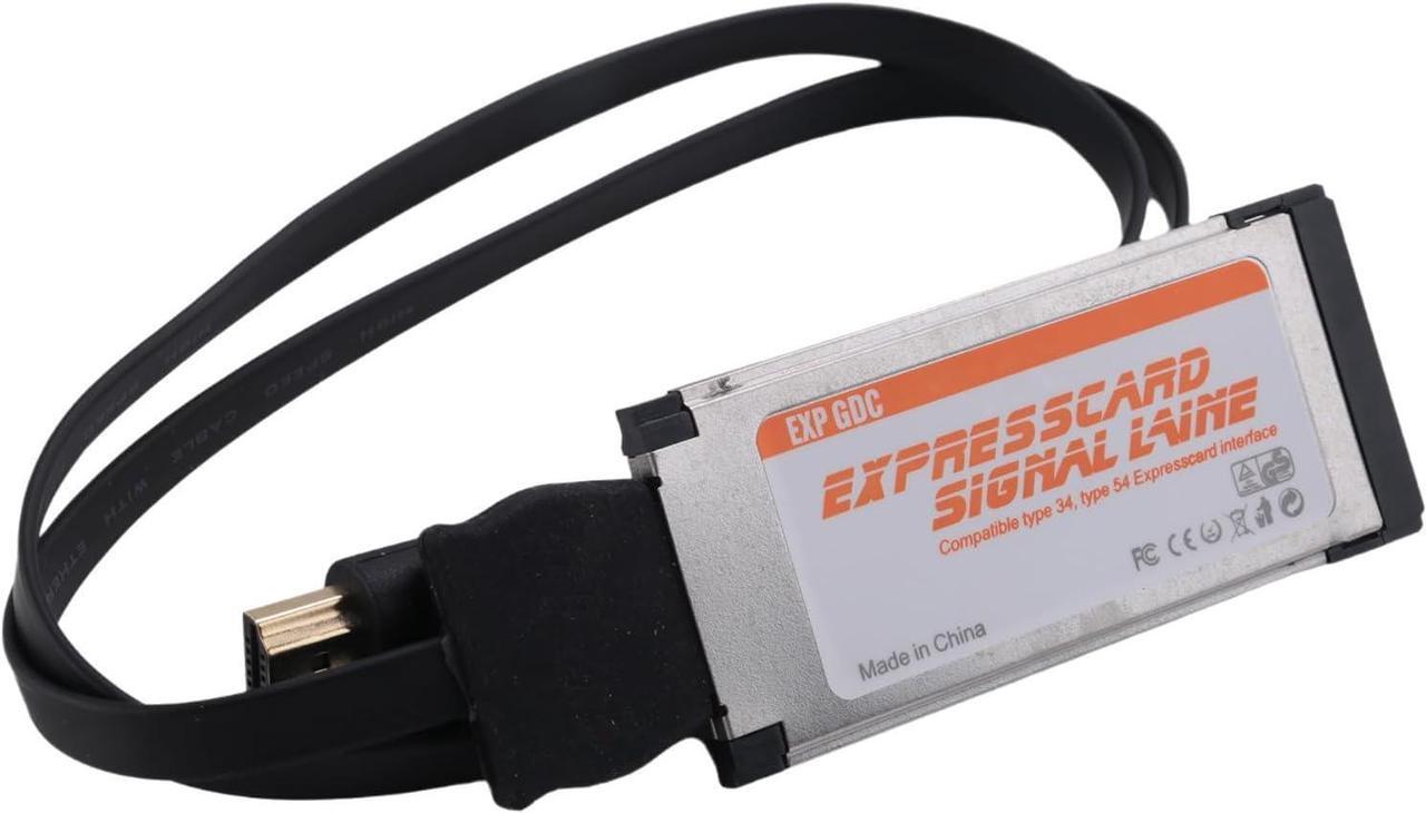 Alt view image 4 of 7 - External Laptop Graphics Card Dock Laptop Docking Station Video Card Set Kit Express Card Cable