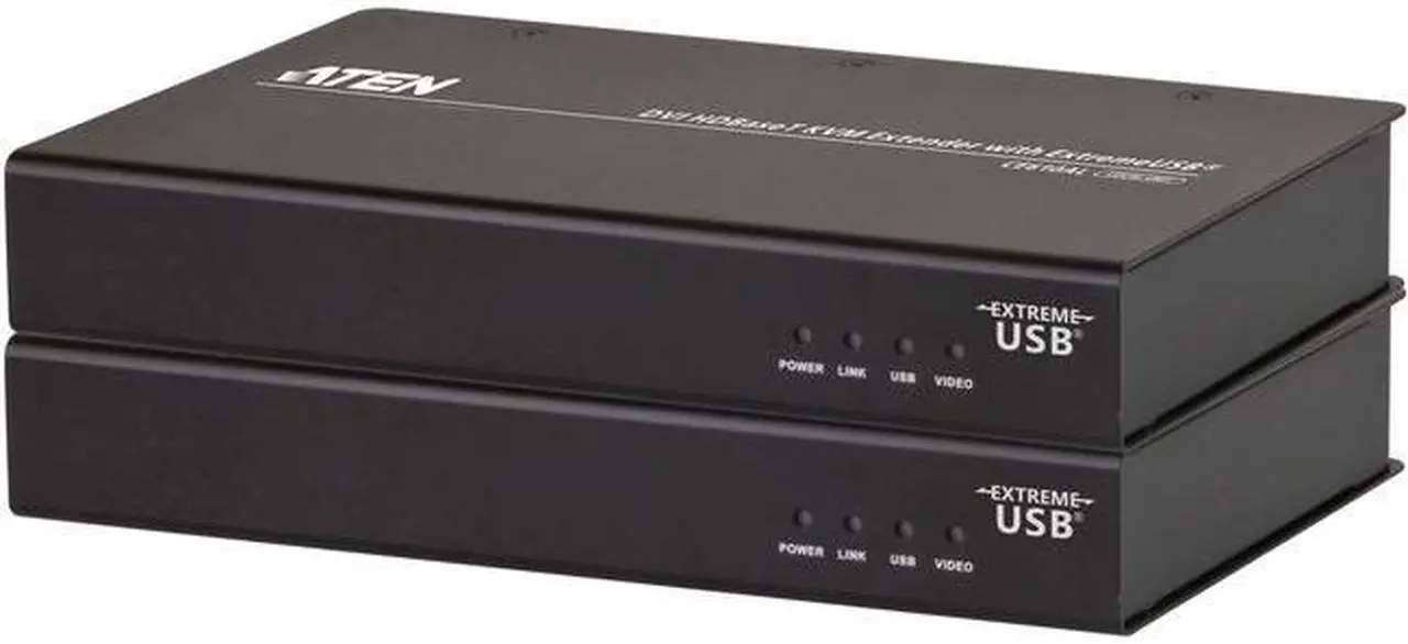 Alt view image 7 of 10 - ATEN CE610A DVI HDBaseT KVM Extender with ExtremeUSB