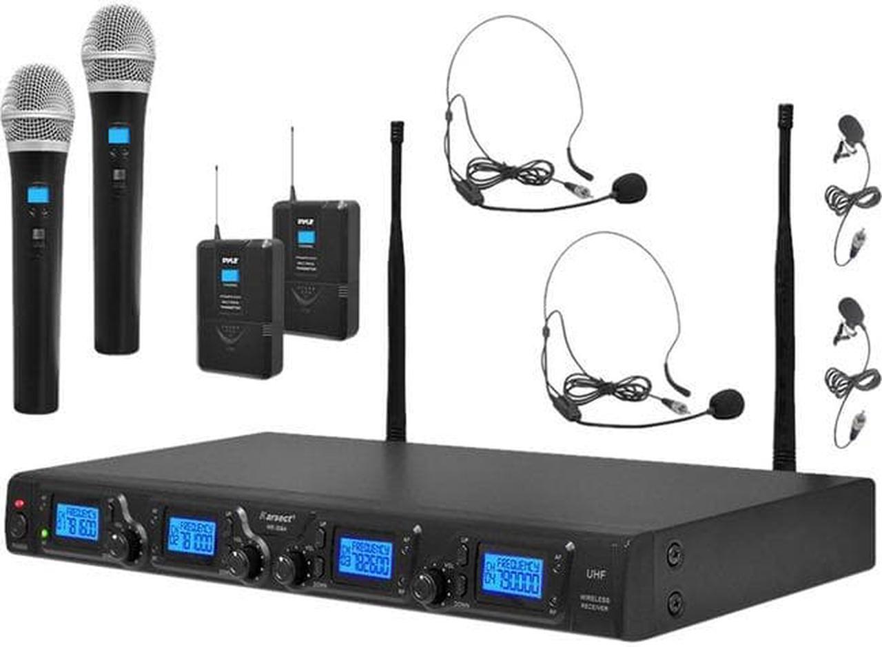 Alt view image 4 of 12 - 4CH UHF MIC SYSTEM  / Wireless Microphone System PDWM4350U