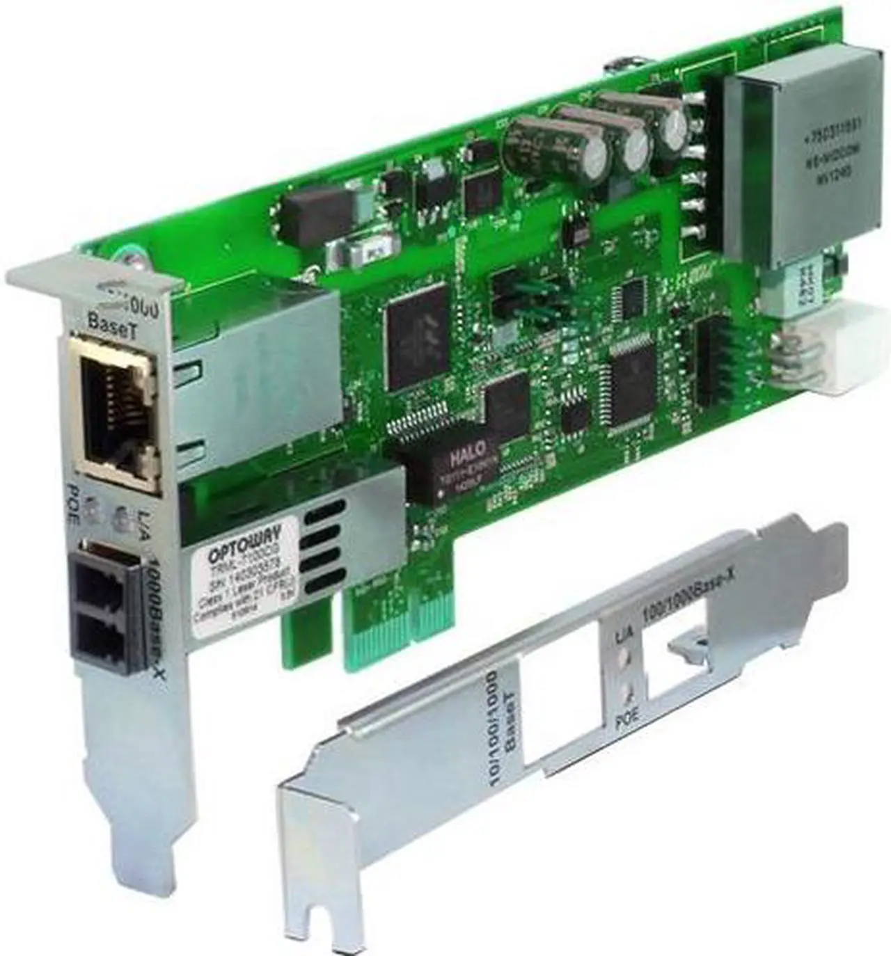 Alt view image 8 of 13 - Transition Networks N-GXE-POE-LC-01 Gigabit Ethernet Card