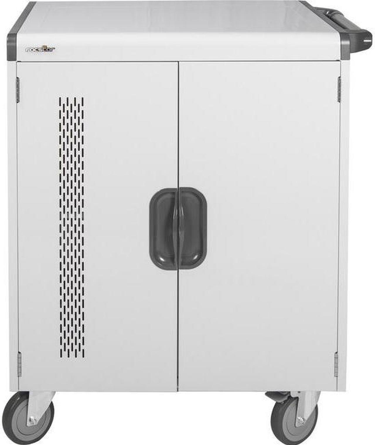 Alt view image 2 of 9 - Rocstor - VT0V32-01 - Rocstor Volt V32 Charging Cart with Intelligent Power Charging - Up to 32 Device - Intelligent