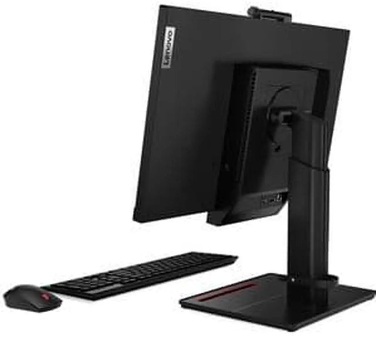 Alt view image 11 of 14 - Lenovo ThinkCentre TIO24Gen 4 24" WLED FHD- Touch Monitor with Webcam, Speaker and Mic