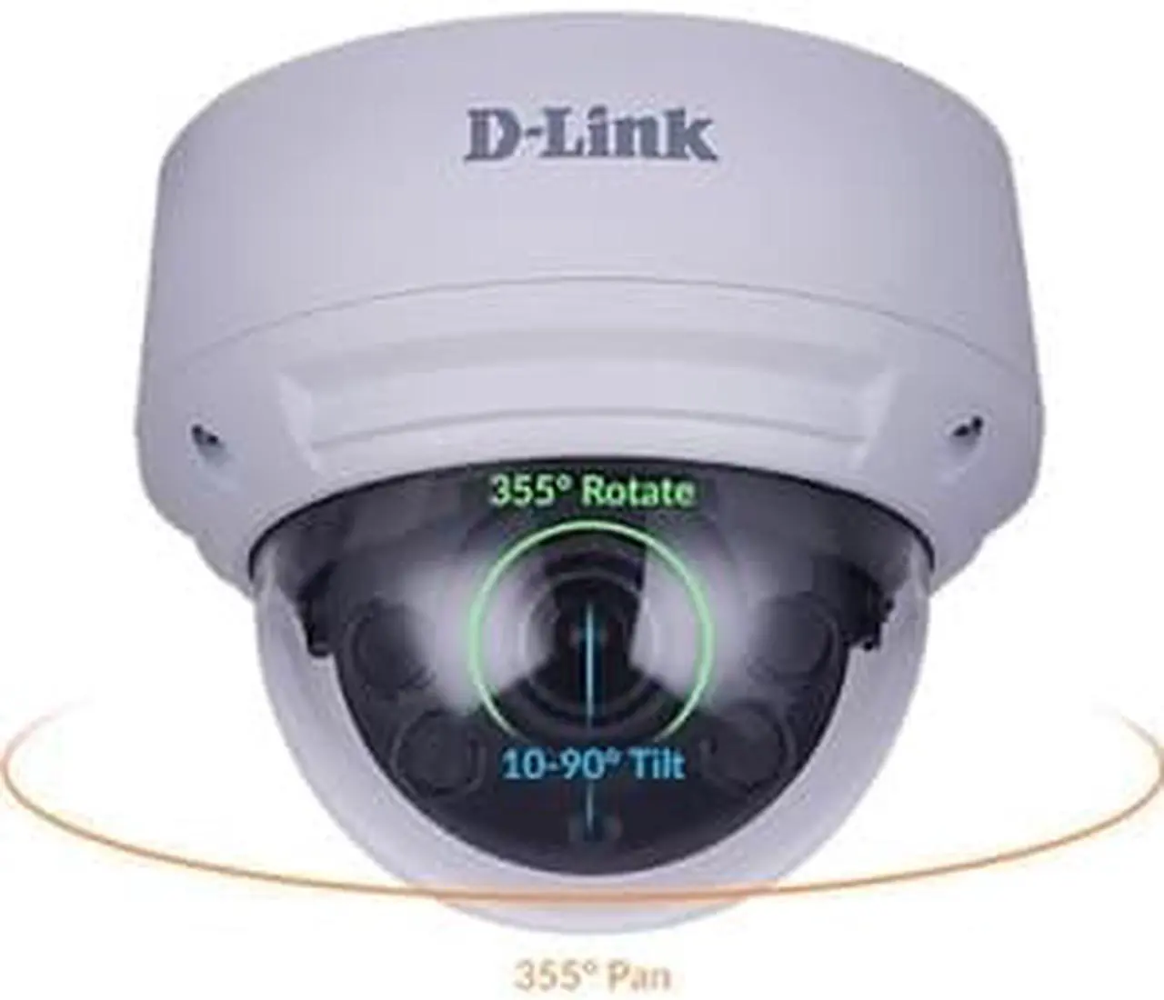Alt view image 15 of 19 - D-Link Vigilance DCS-4618EK 8 Megapixel Network Camera - Dome - 98.43 ft Night Vision - H.265, H.264, MJPEG - 3840 x 2160 - 3.6x Optical - CMOS